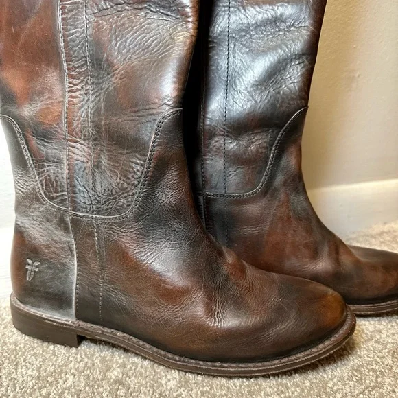 NWT Frye Paige tall boots in dark brown size 8